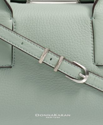 Amagansett Soft-Rolled Leather Satchel with Sculpted Magnet Closure