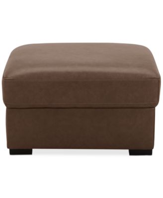 Radley 32"  Leather Ottoman, Created for Macy's