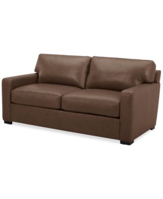 Radley 74"  Leather Apartment Sofa, Created for Macy's