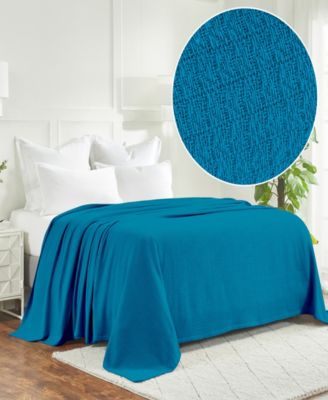 Ultra-Soft Textured Weave Blanket, Twin