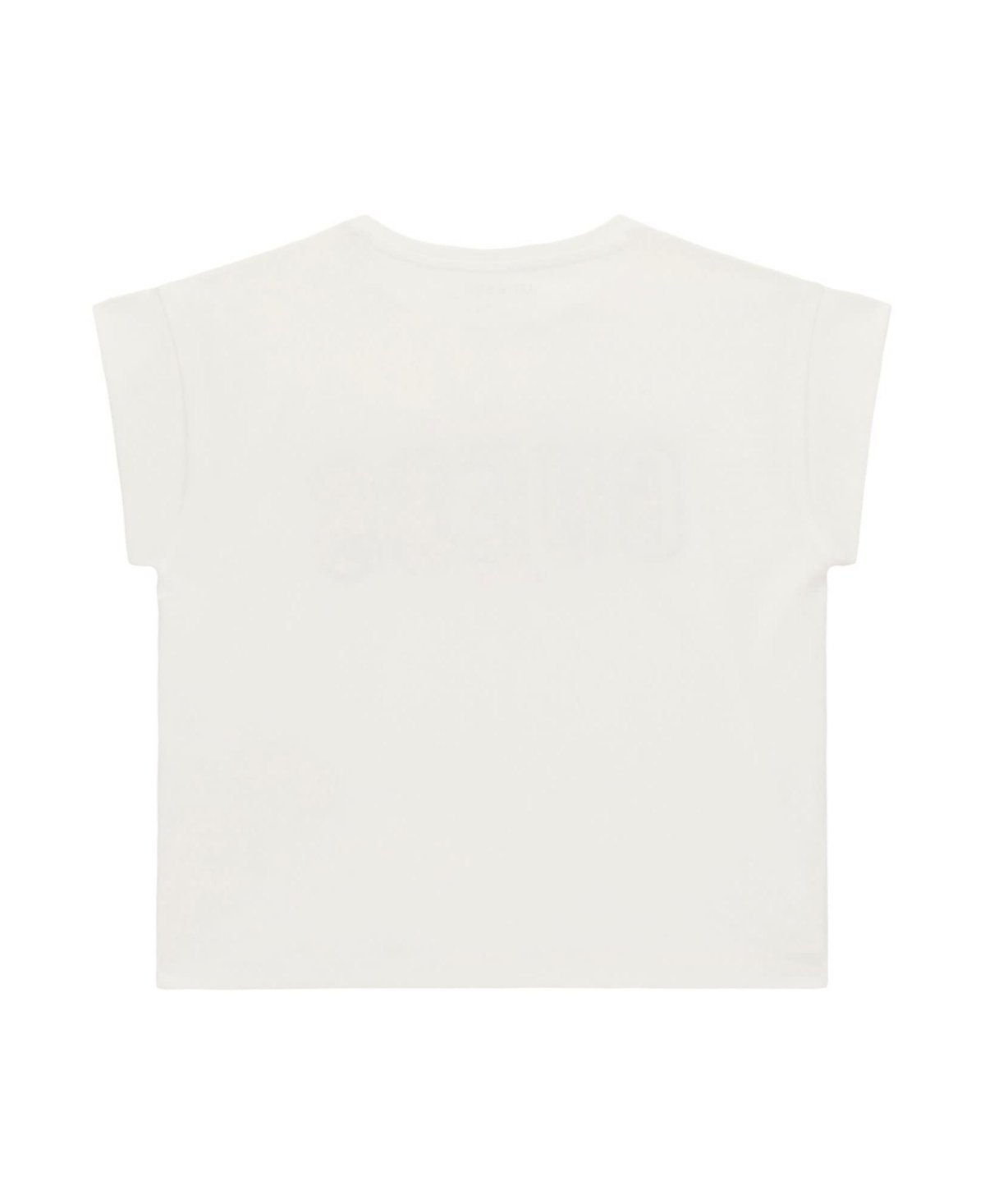 Shop Guess Big Girl Short Sleeve T-shirt In Purewhite