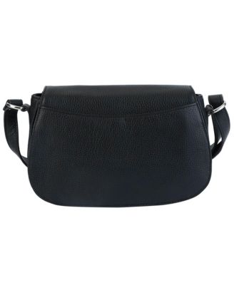 Pebbled Isabella Leather Crossbody Handbag