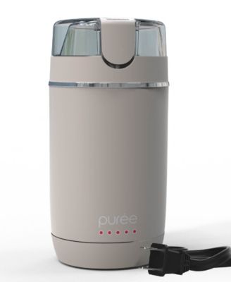 Puree Electric Coffee Grinder, One-Touch Spice, Herb, and Coffee Bean Grinder with Stainless Steel Blades&nbsp;