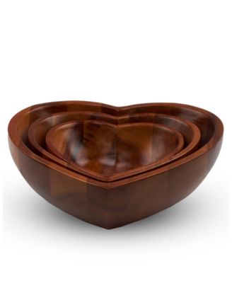 Eat Your Heart Out Nesting Bowls Set, 3 Pieces