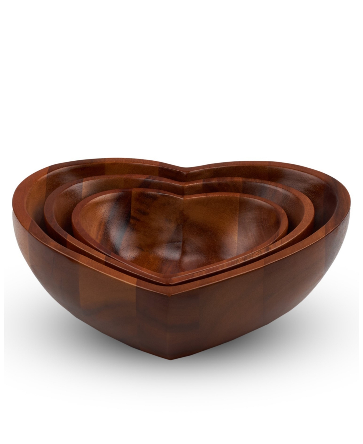 Nambe Eat Your Heart Out Nesting Bowls Set, 3 Pieces