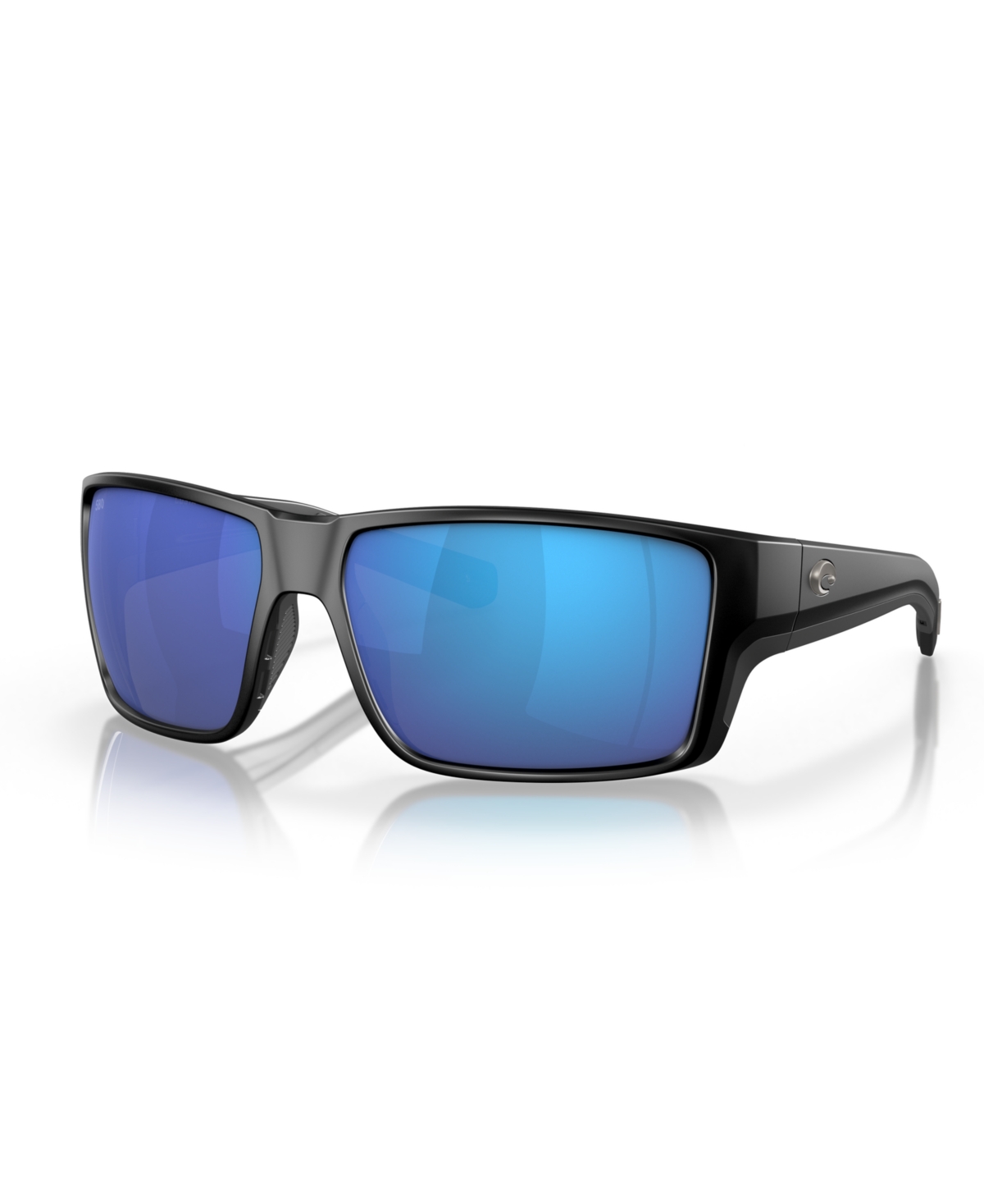 Shop Costa Del Mar Men's Polarized Sunglasses, Reefton Pro 6s9080 In Matte Black,blue