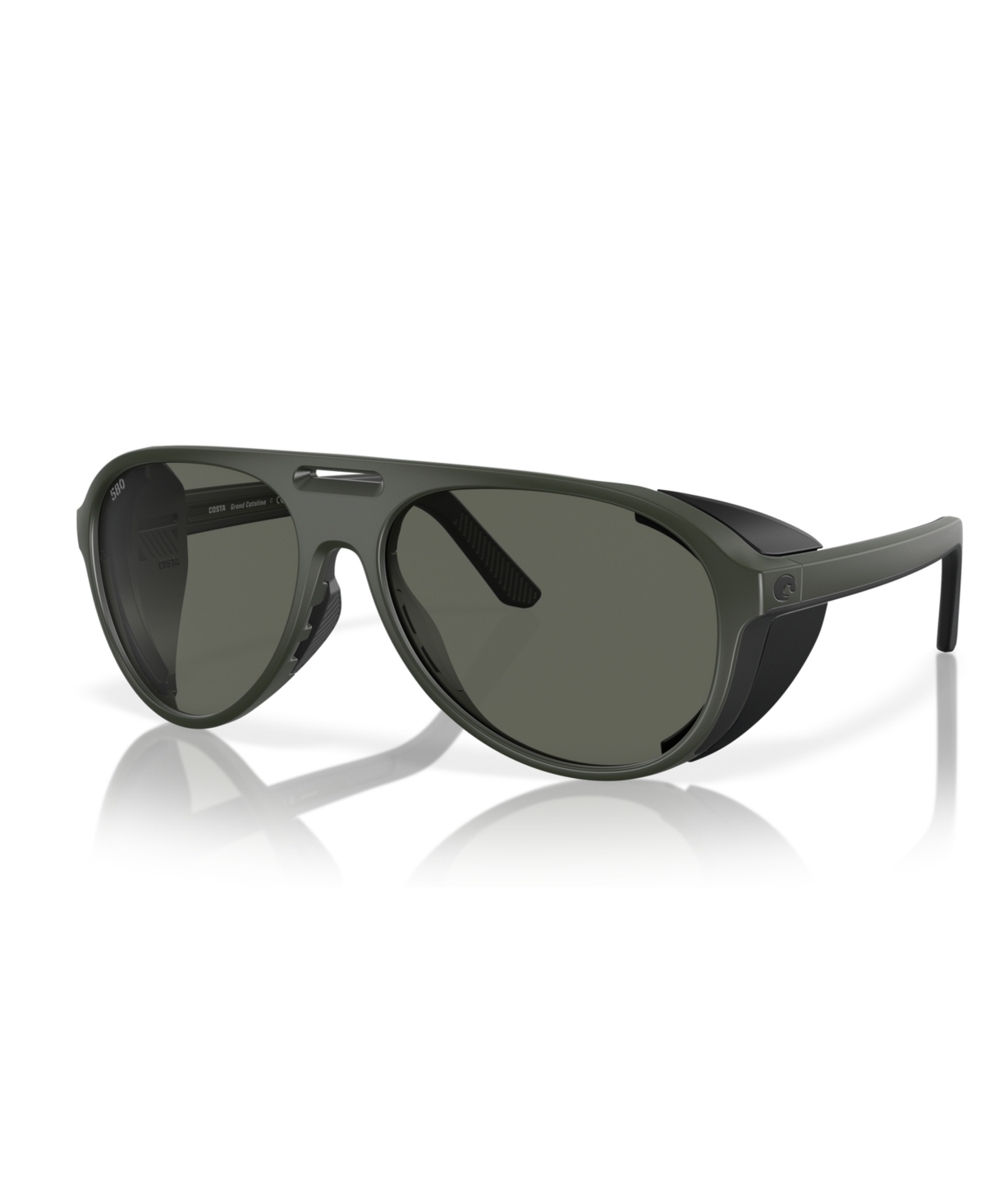 Men's Polarized Sunglasses, Grand Catalina 6S9117 - Matte Olive