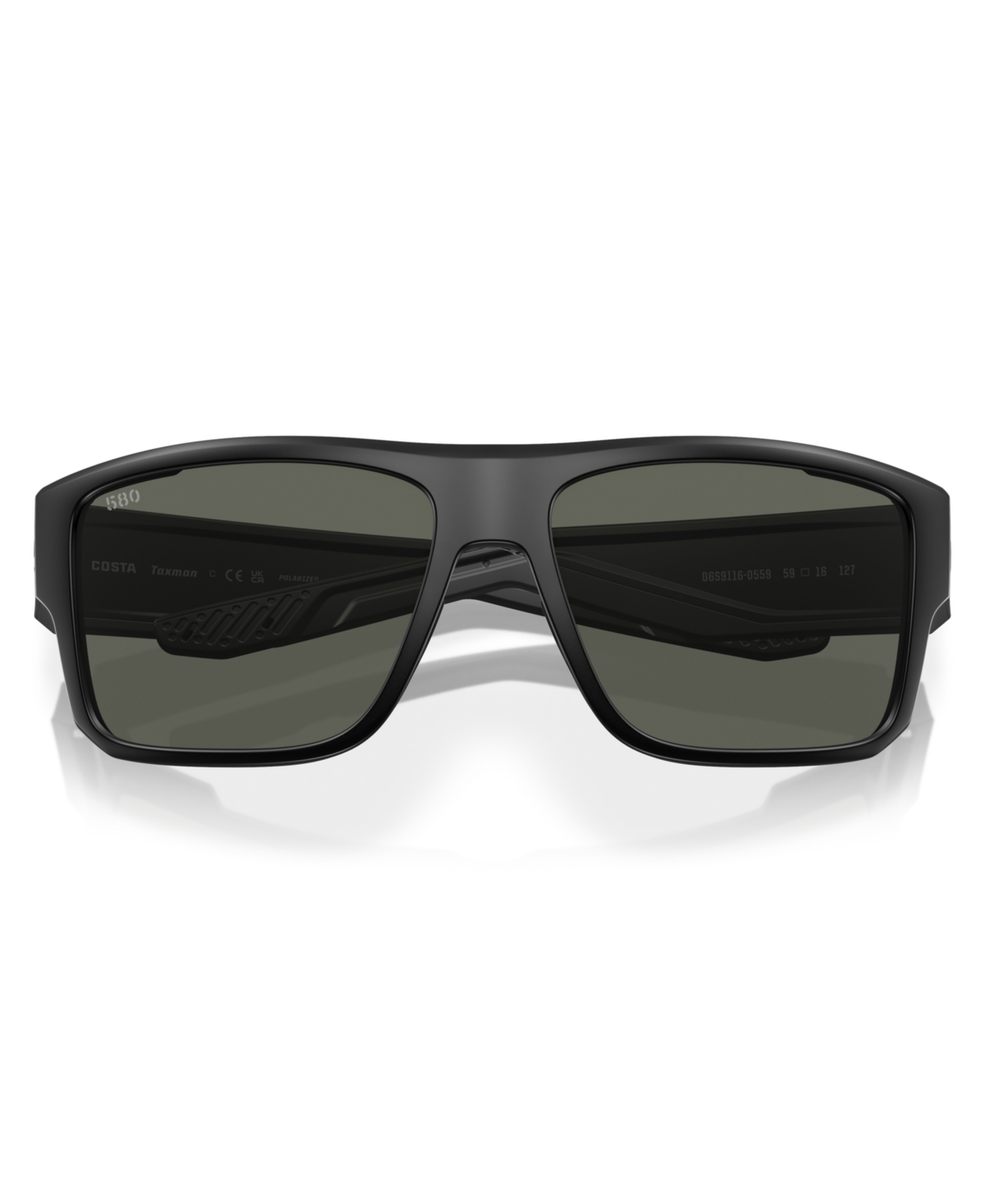 Shop Costa Del Mar Men's Polarized Sunglasses, Taxman 6s9116 In Matte Black