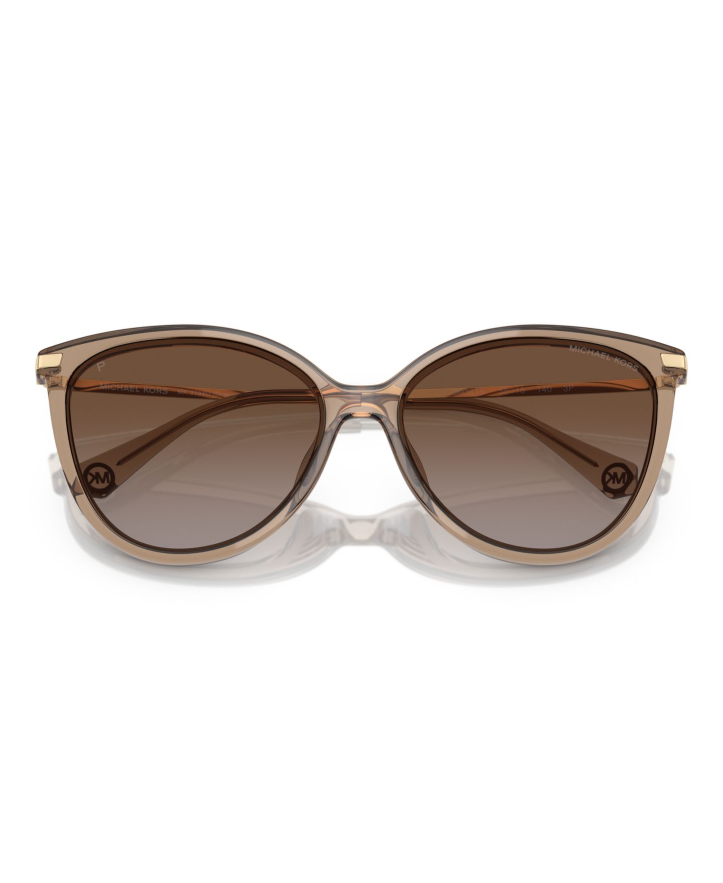 Женские солнцезащитные очки Michael Kors Polarized Sunglasses, MK2184U, цвет: Коричневый прозрачный — фото 5