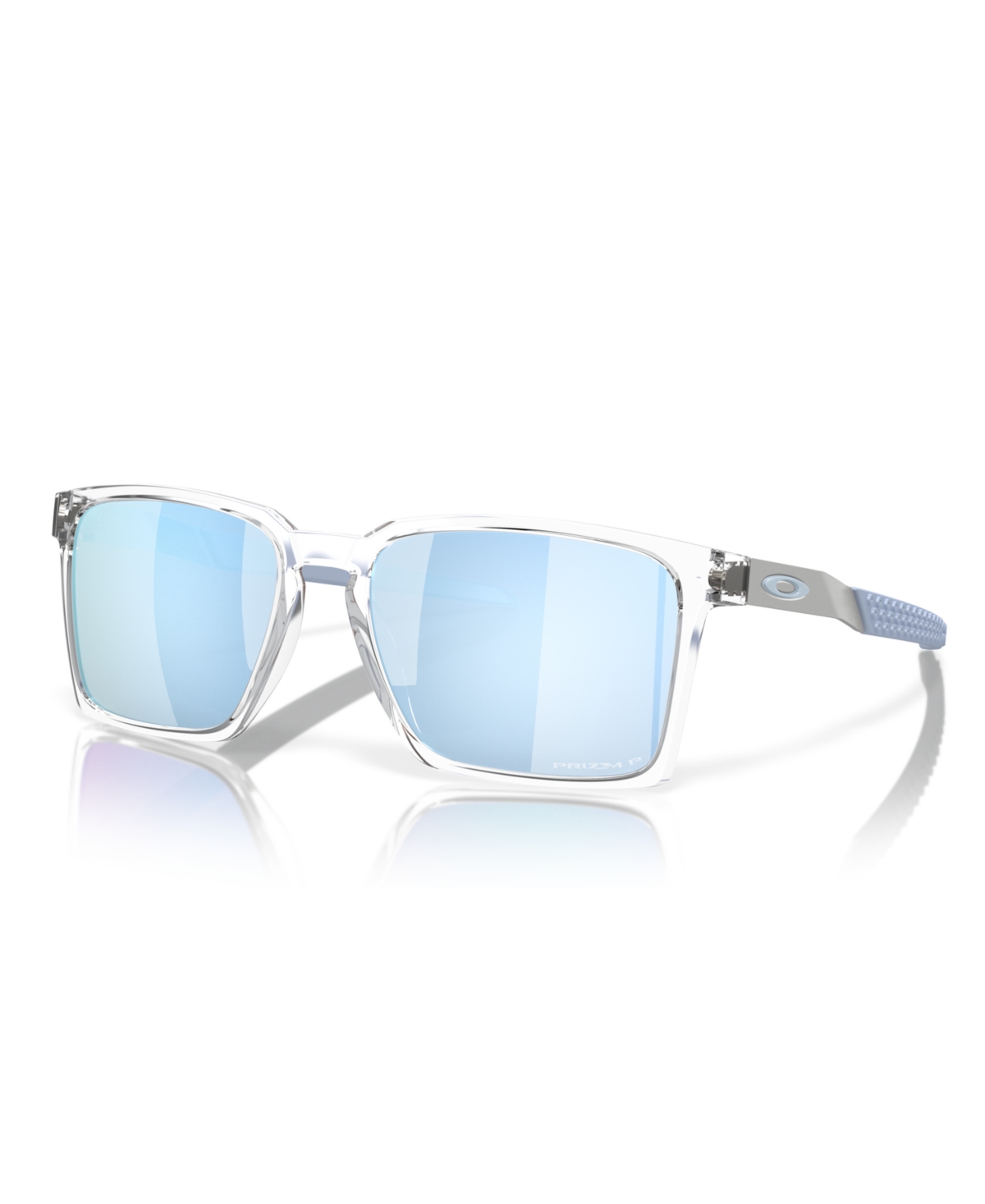 Shop Oakley Unisex Polarized Sunglasses, Exchange Sun Oo9483 In Polished Clear
