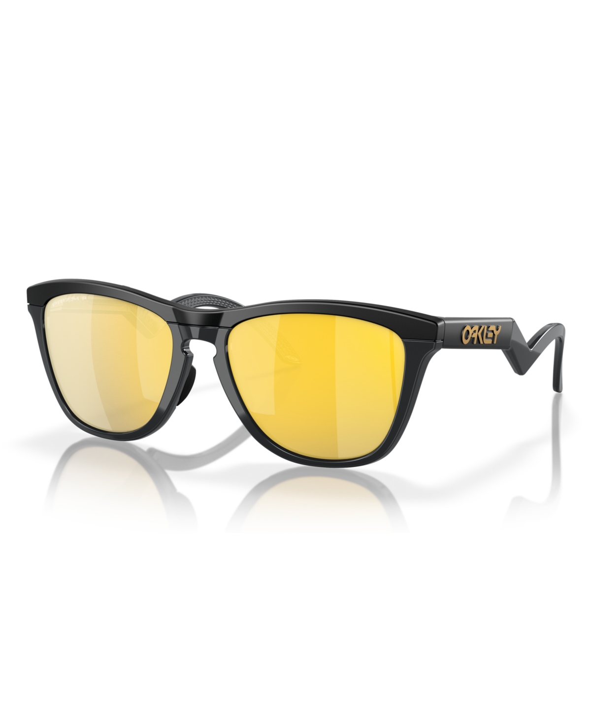 Shop Oakley Men's Polarized Sunglasses, Frogskins Hybrid Oo9289 In Matte Black
