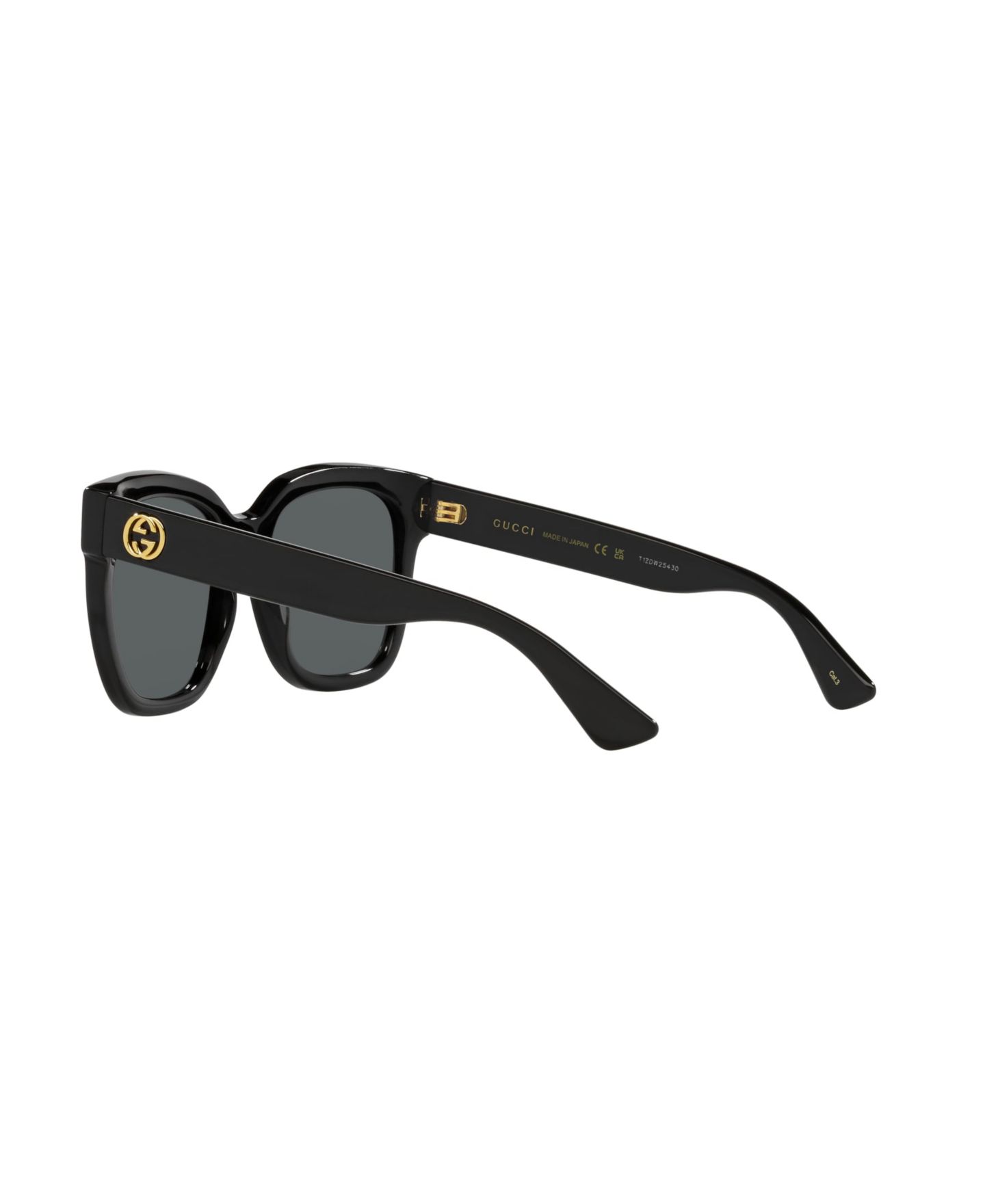 Женские солнцезащитные очки Gucci Sunglasses, GG0034SN, цвет: Чёрный — фото 3