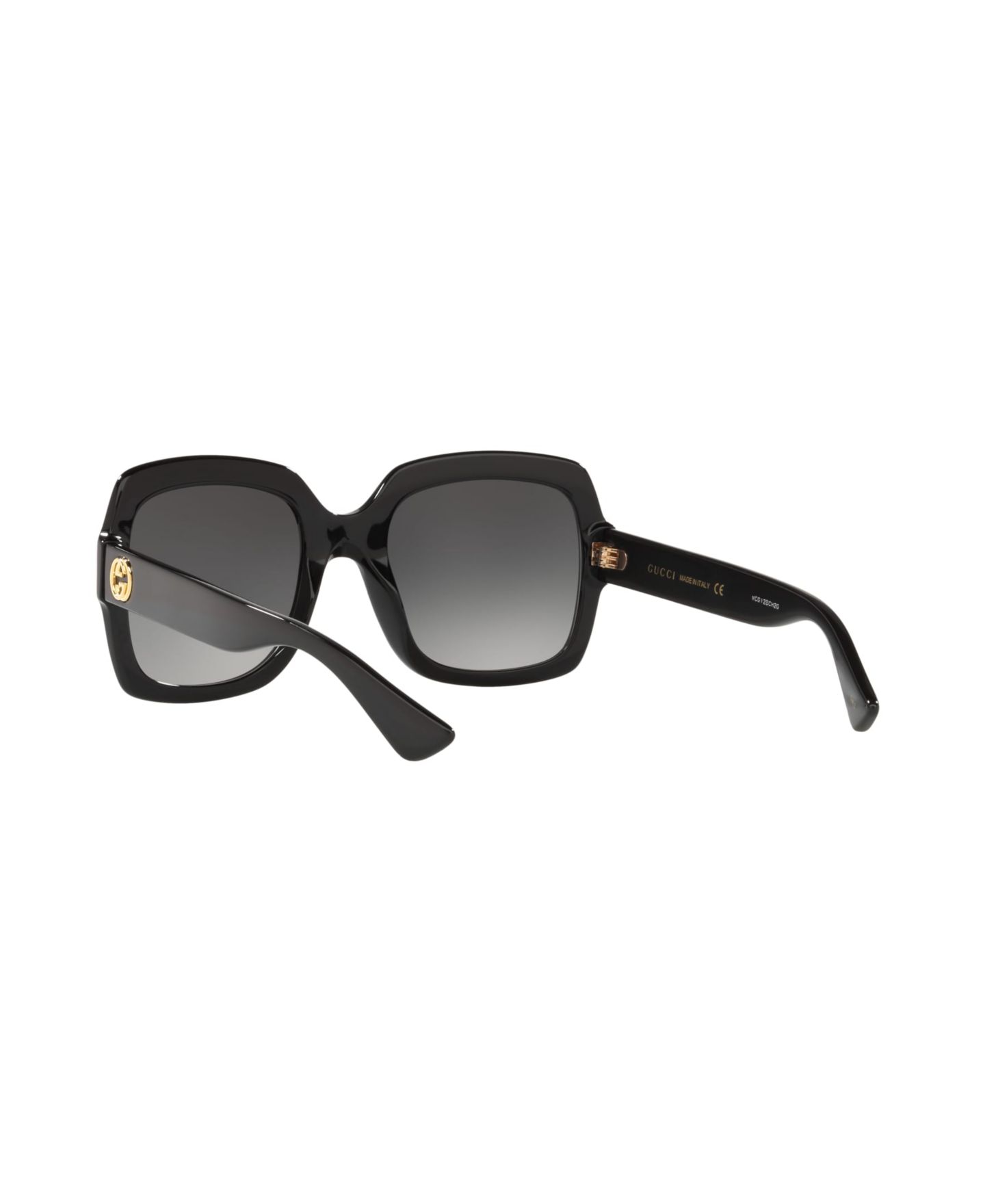 Женские солнцезащитные очки Gucci Sunglasses, GG0036SN, цвет: Чёрный, вариант 1 — фото 4