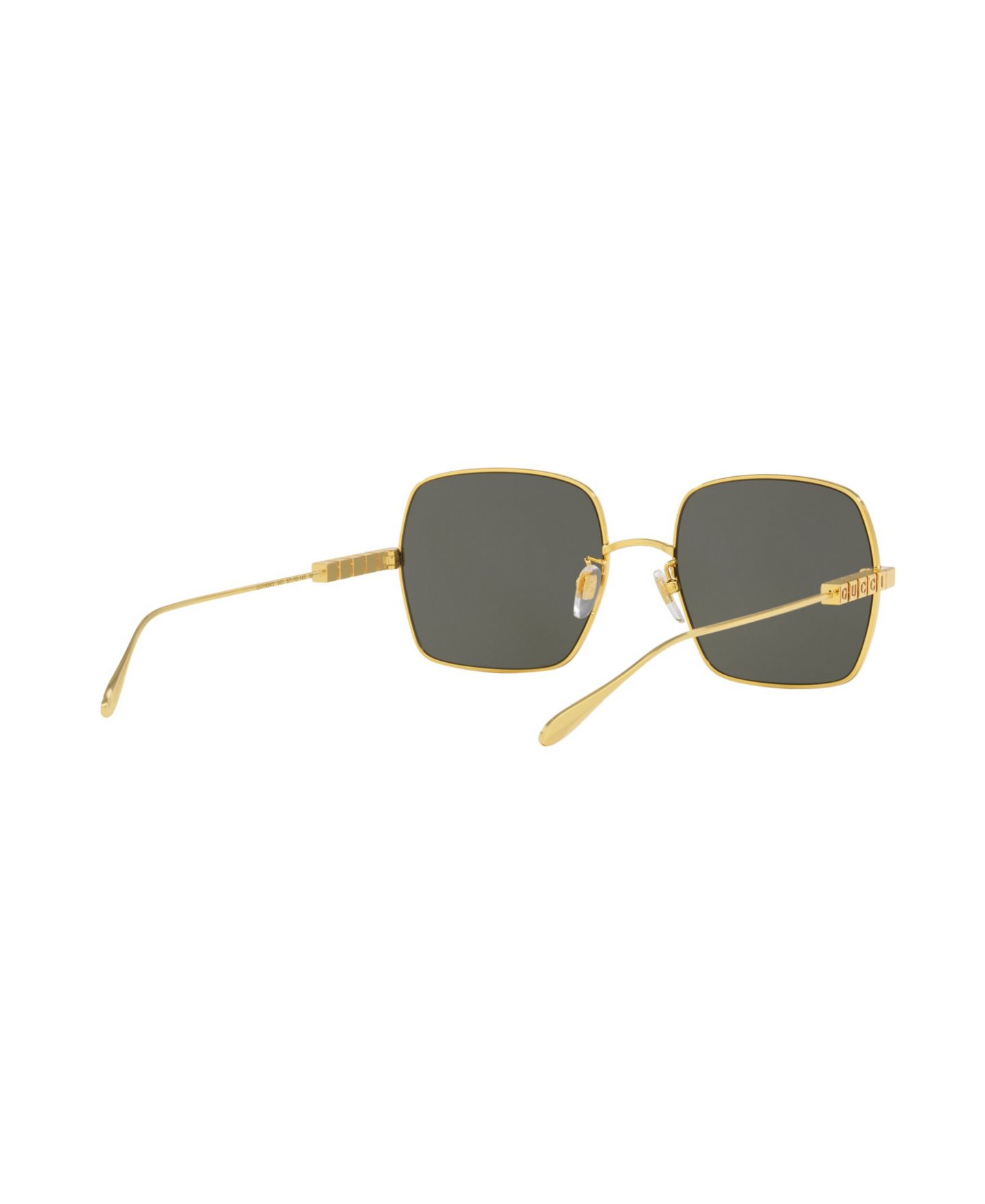 Женские солнцезащитные очки Gucci Sunglasses, GG1434S, цвет: Золотой / Серый — фото 8