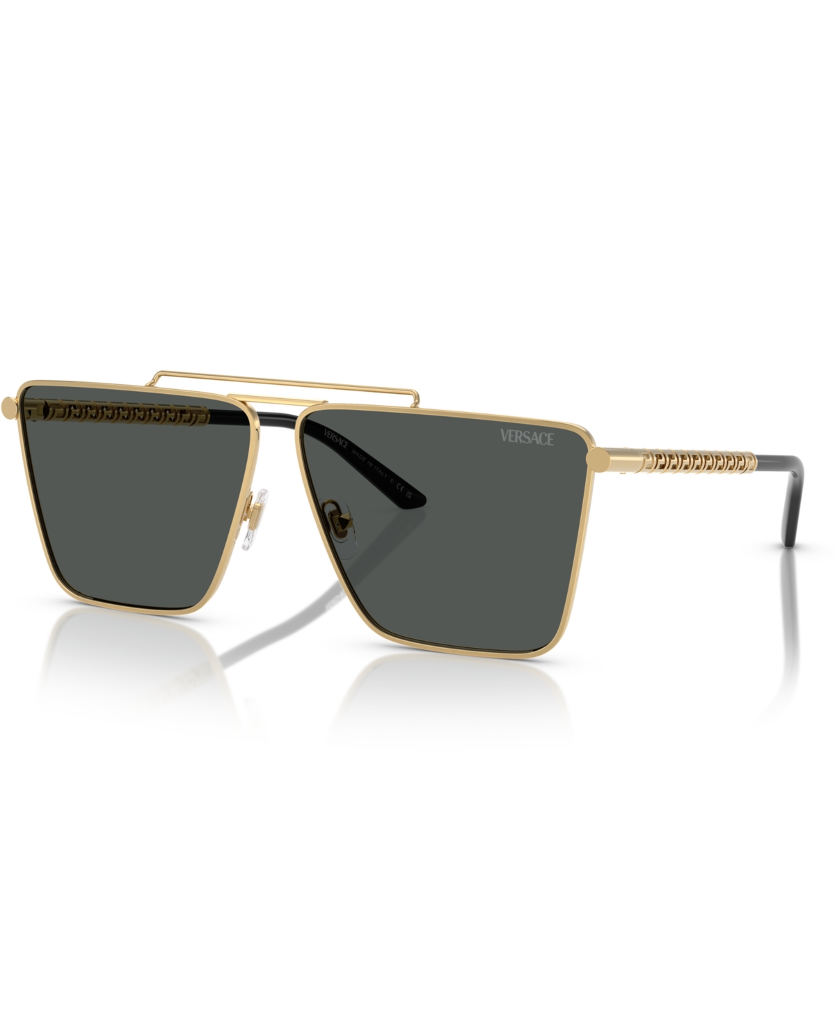 Shop Versace Men's Sunglasses, Ve2266 In Gold