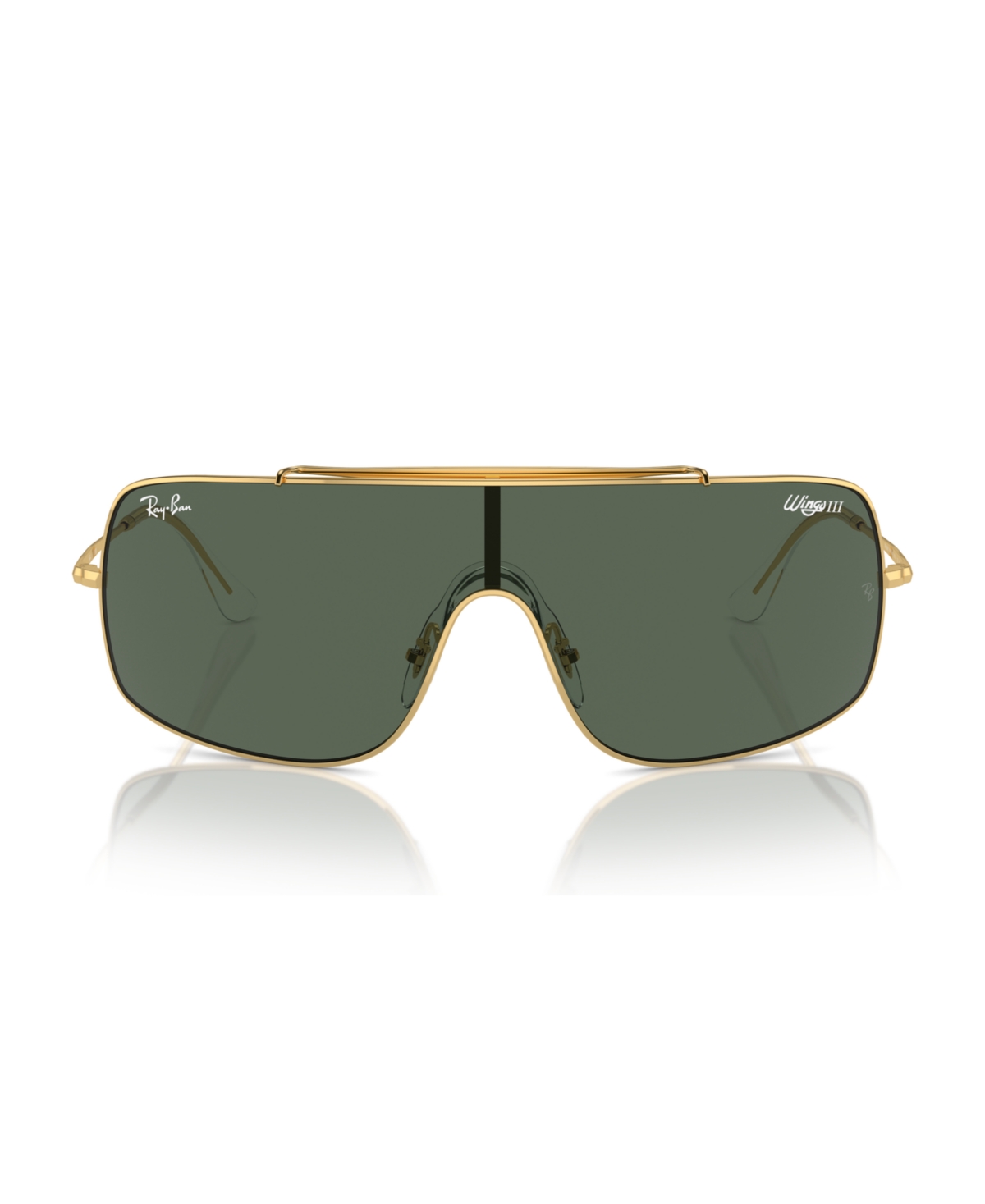 Ray Ban Unisex Sunglasses, Wings Iii Rb3897 In Gold