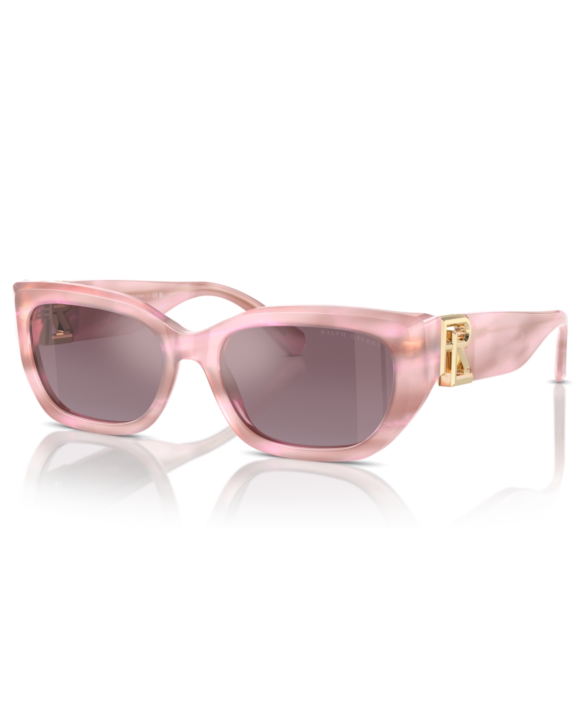 Shop Ralph Lauren Women's Sunglasses, The Bridget Rl8222 In Oystershell Rose,mauve