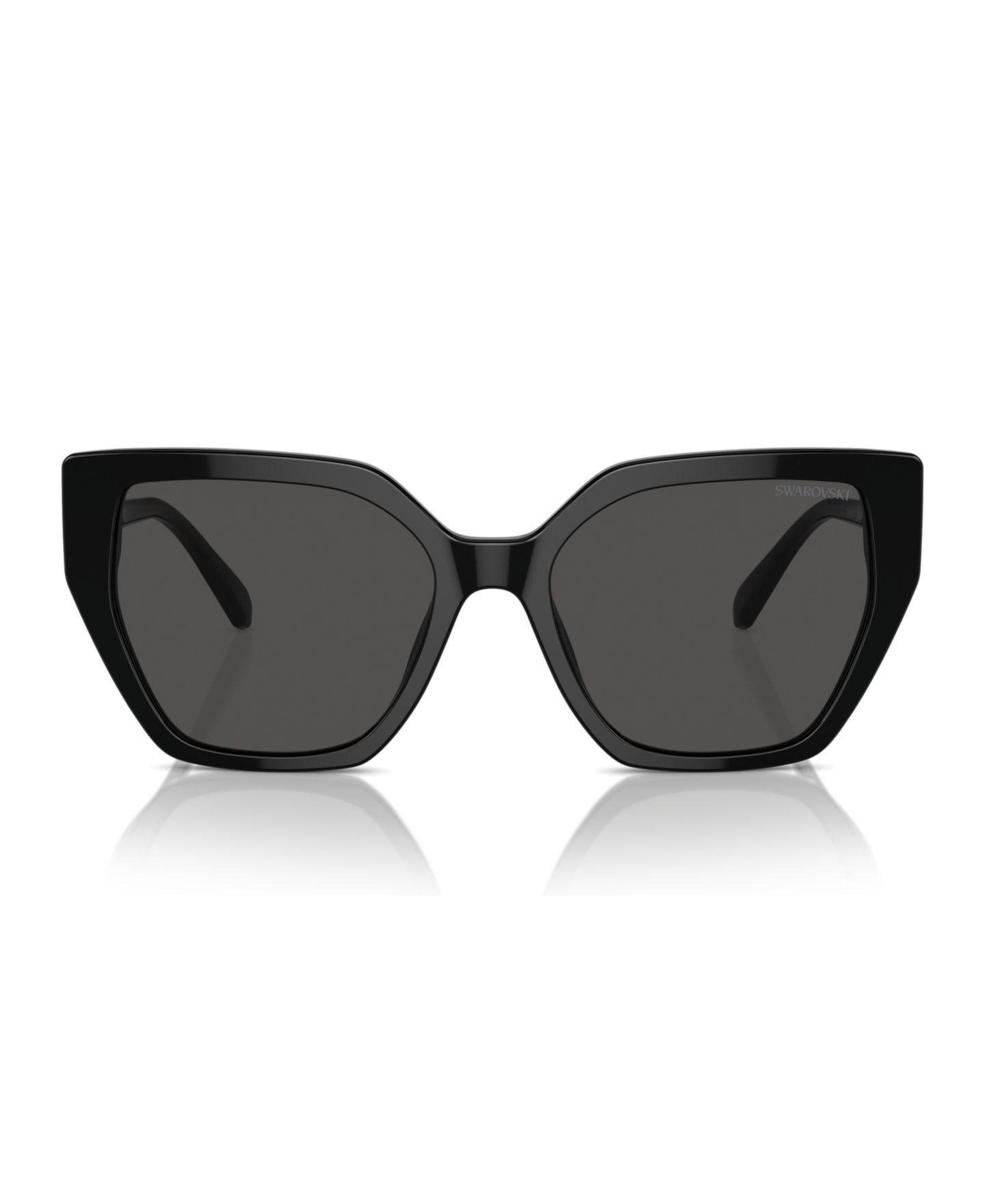 Женские солнцезащитные очки Swarovski Sunglasses, Sk6016, цвет: Чёрный — фото 5