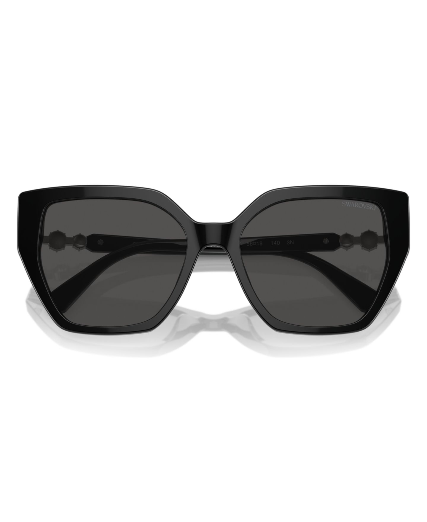 Женские солнцезащитные очки Swarovski Sunglasses, Sk6016, цвет: Чёрный — фото 3