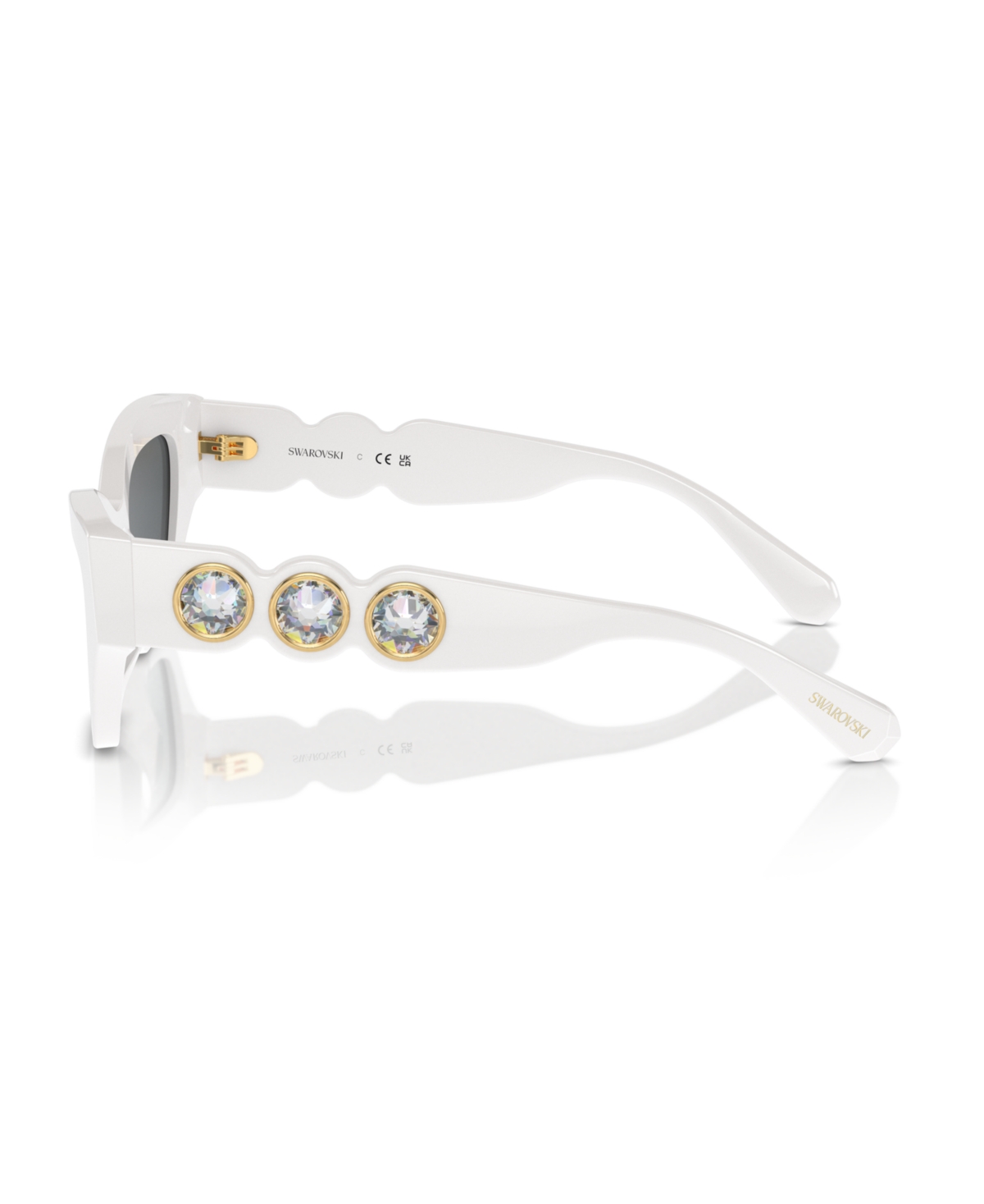 Shop Swarovski Women's Sunglasses, Sk6021 In White