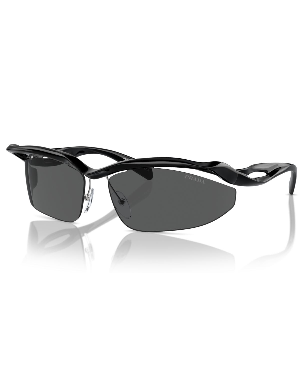 Shop Prada Women's Sunglasses, Pr A25s In Black
