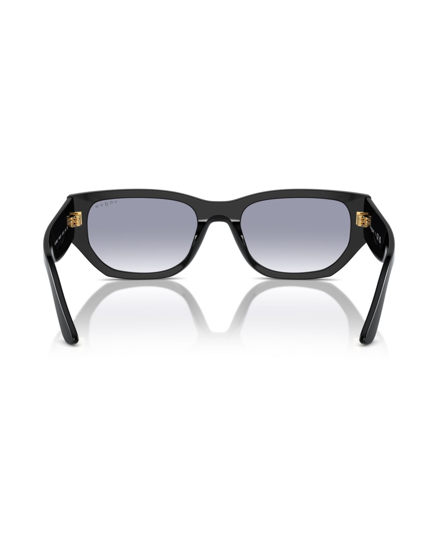 Женские солнцезащитные очки Vogue Eyewear Rectangle Sunglasses VO5586S, цвет: Чёрный — фото 5
