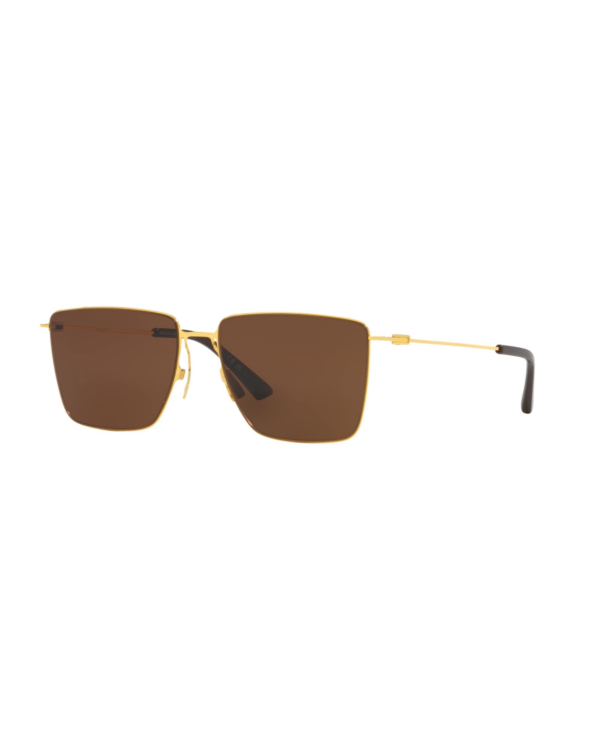 Shop Bottega Veneta Men's Sunglasses, Bv1267s In Gold,brown