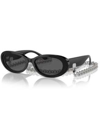 Women's Oval Sunglasses w/Chain, Tf4221