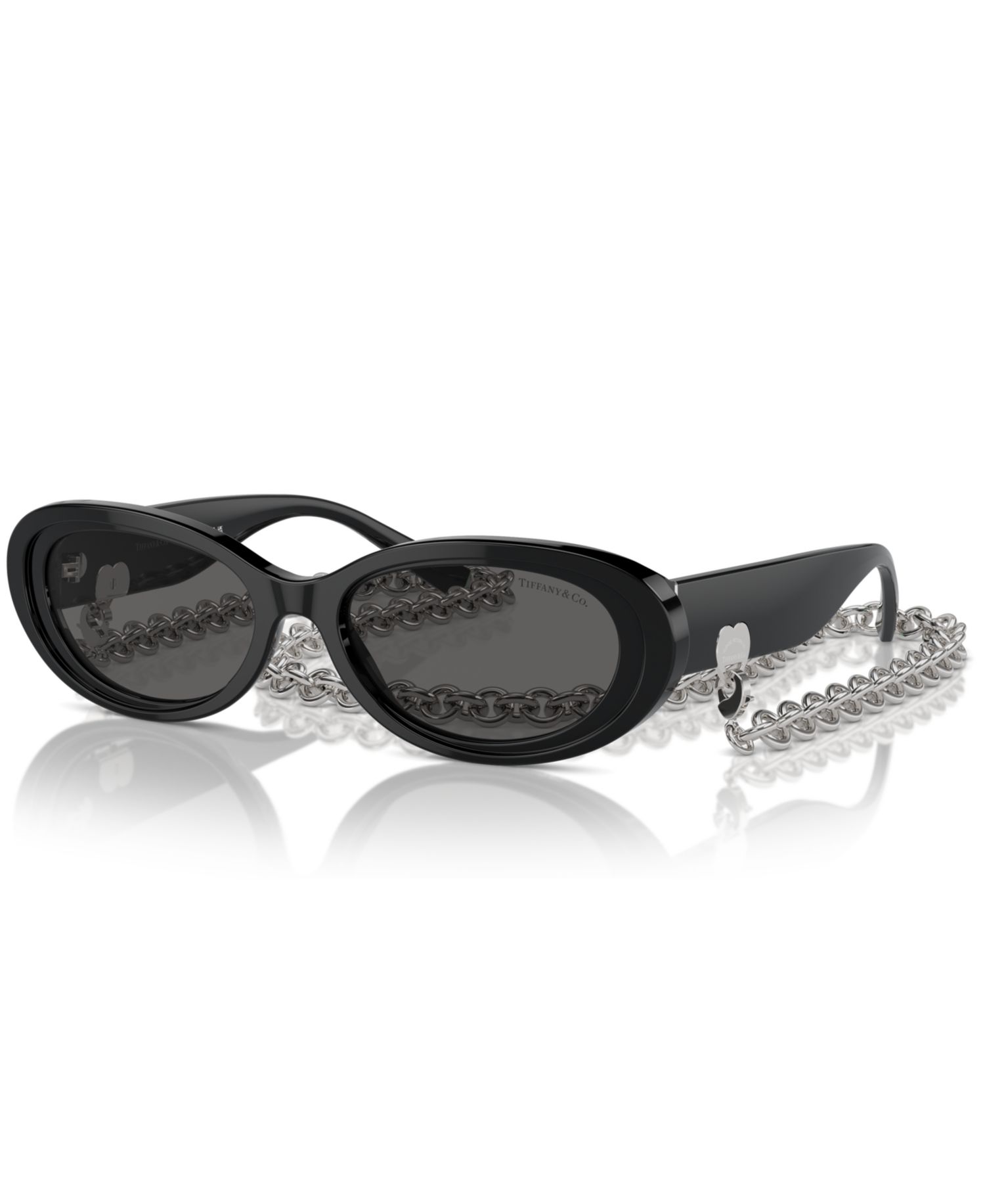 Women's Oval Sunglasses w/Chain, Tf4221