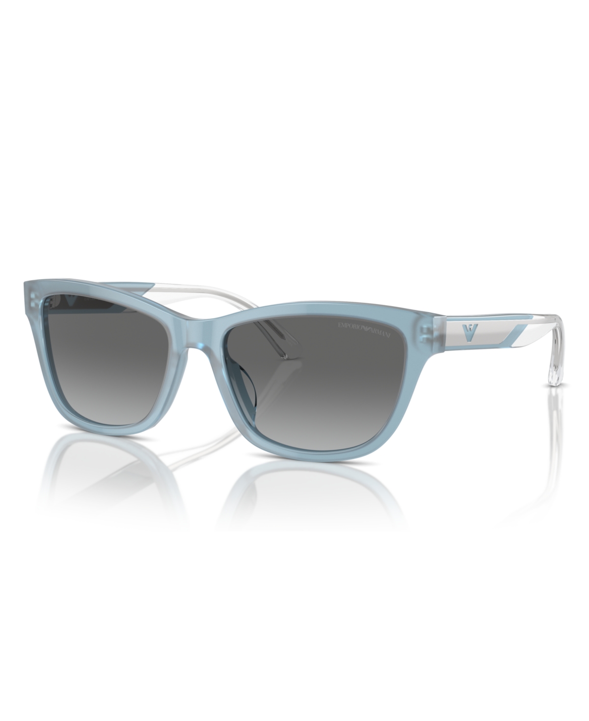 Emporio Armani Women's Sunglasses, Ea4227u In Shiny Opaline Azure