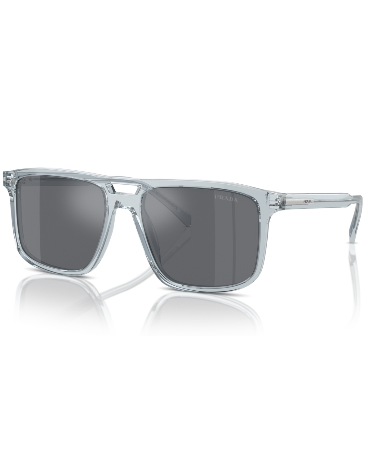 Shop Prada Men's Sunglasses, Pr A22s In Radica