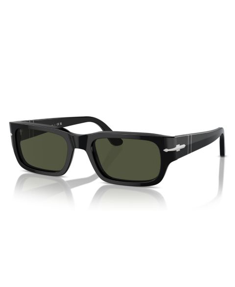 Солнцезащитные очки Persol Unisex Sunglasses, Adrien Po3347S, цвет: Чёрный