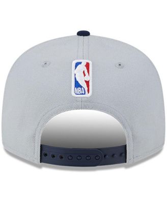 Men's Gray, Navy Washington Wizards Tip-Off Two-Tone 9FIFTY Snapback Hat