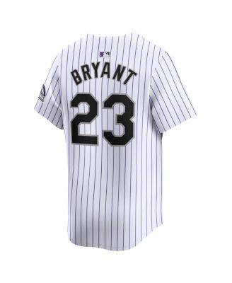 Men's Kris Bryant White Colorado Rockies Home Limited Player Jersey