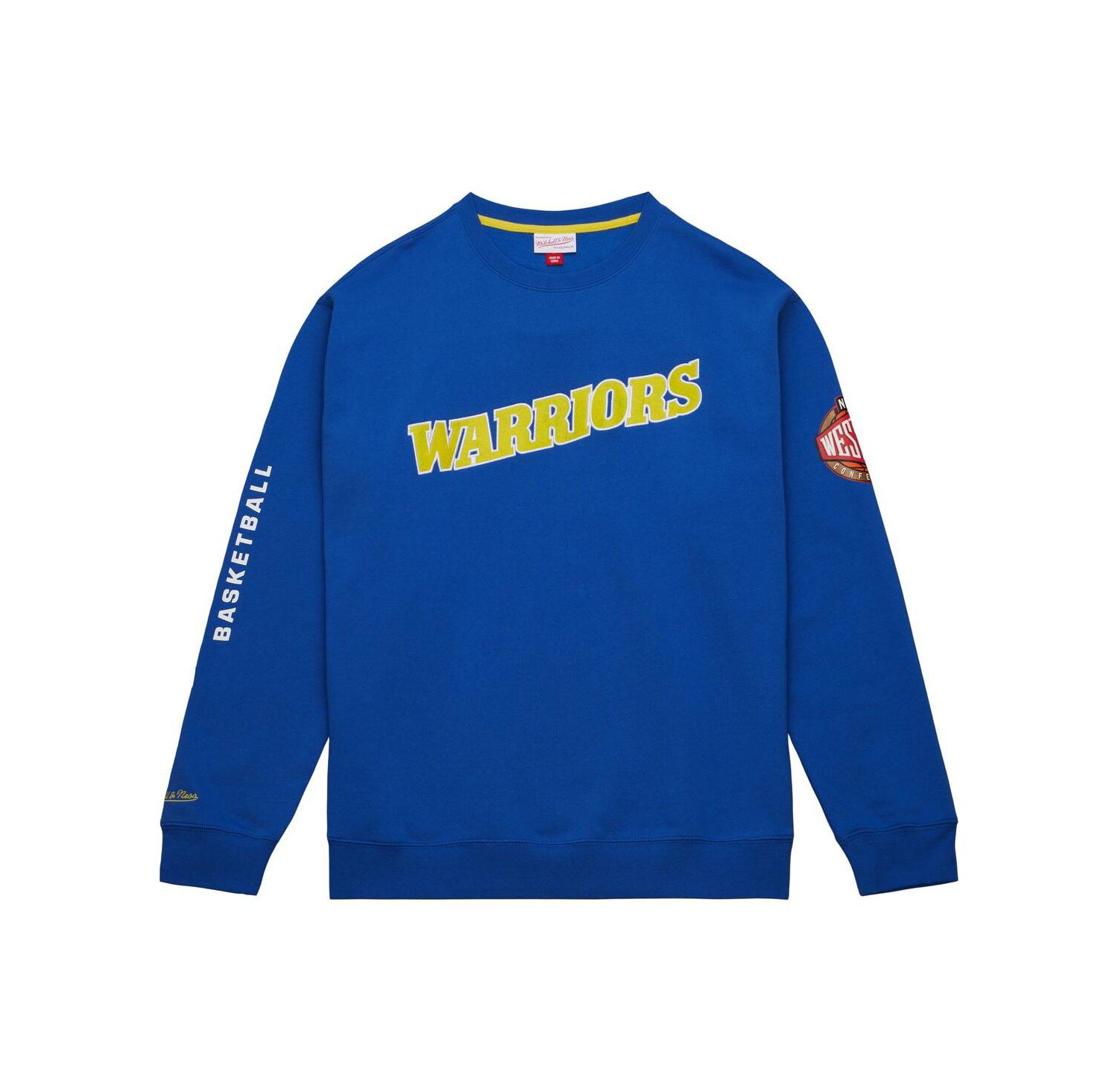 Men's Royal Golden State Warriors Hardwood Classics There and Back Pullover Sweatshirt