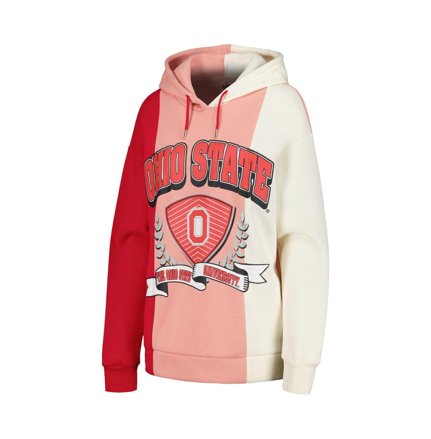 Женское худи Gameday Couture Scarlet Ohio State Buckeyes Hall of Fame Colorblock Pullover — фото 3