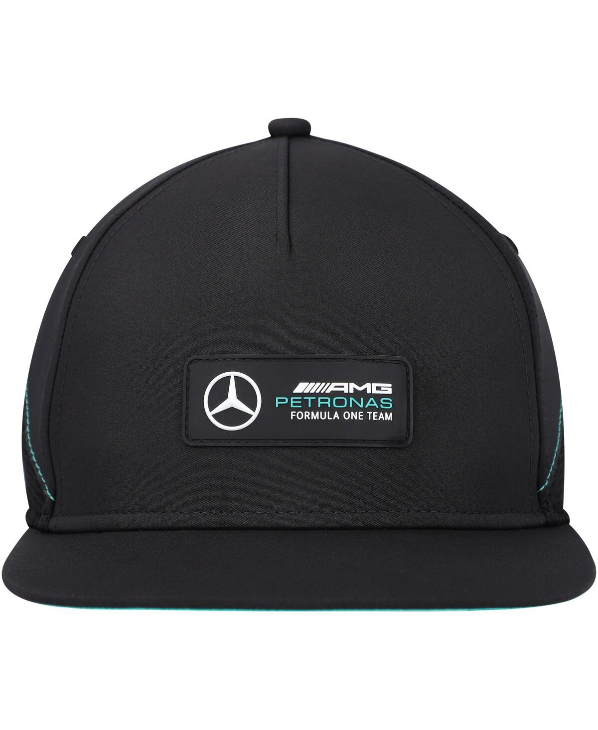 Shop Puma Men's  Black Mercedes-amg Petronas F1 Team Adjustable Hat