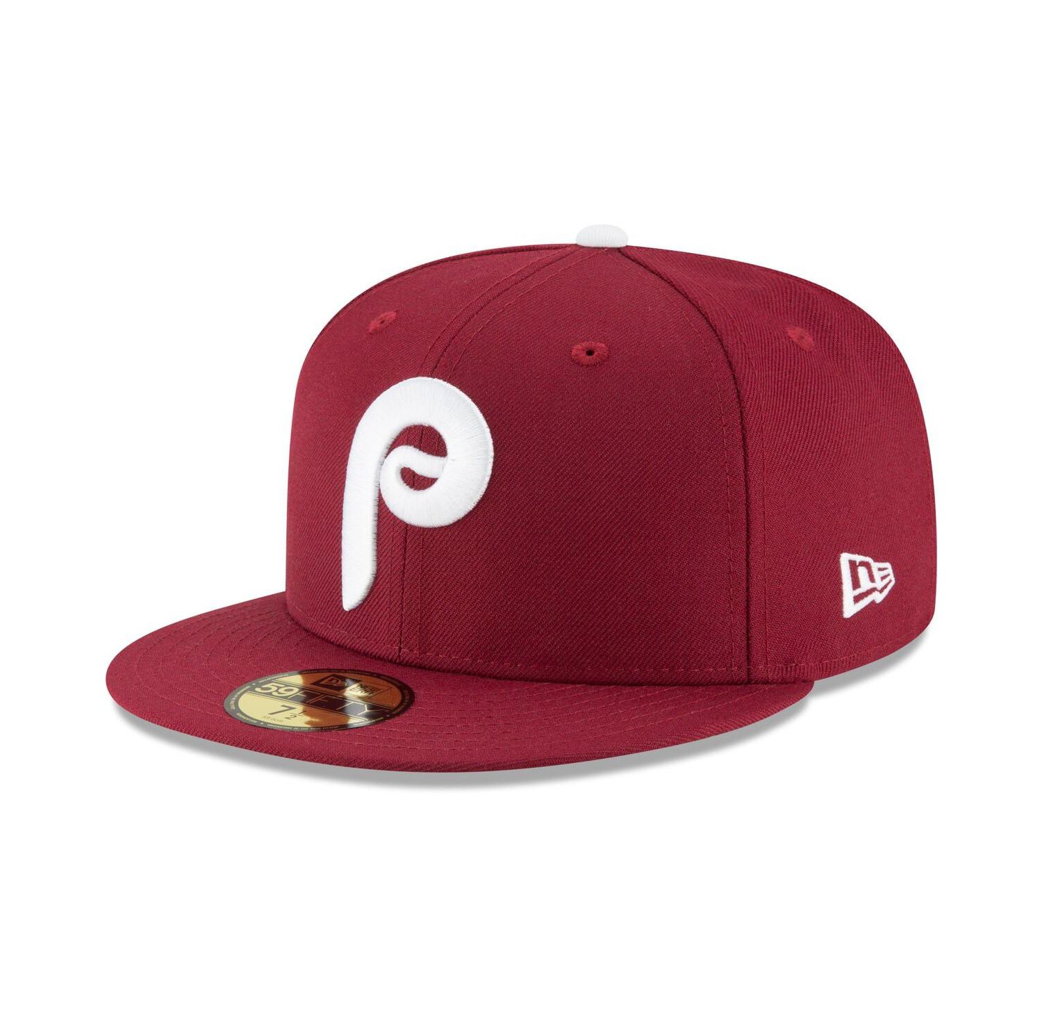 Men's Maroon Philadelphia Phillies Cooperstown Collection Wool 59FIFTY Fitted Hat