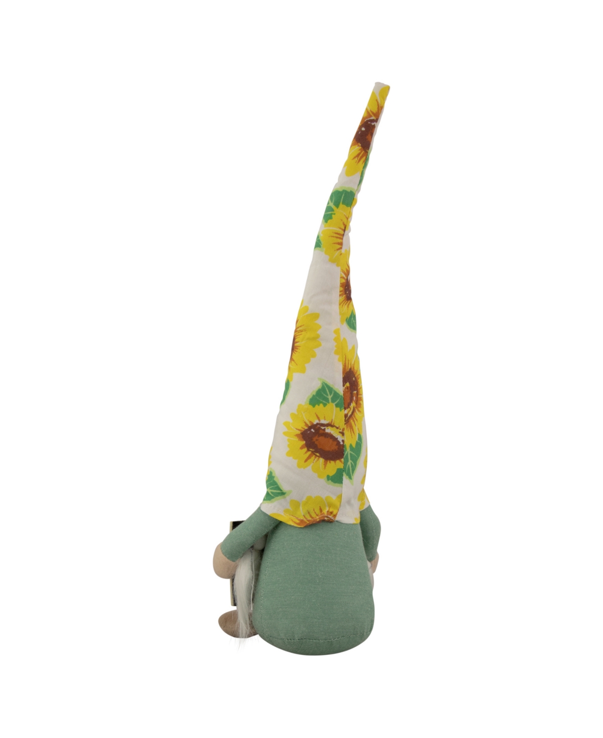 Northlight 15.5" Welcome To Our Home Spring Gnome With Sunflower Hat In White