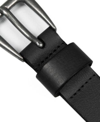 Turquoise Beaded Stripe Leather Belt