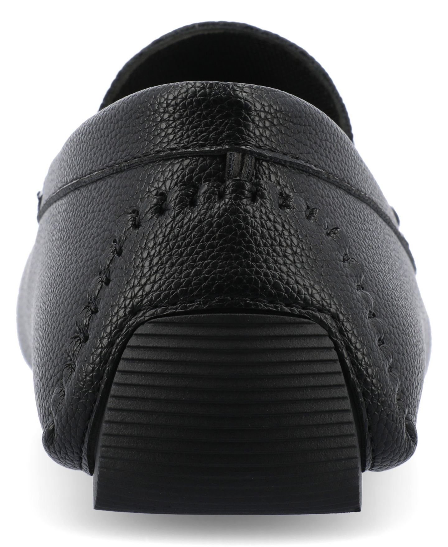 Мужские туфли Vance Co. Griffin Tru Comfort Foam Slip-On Driving, цвет: Чёрный — фото 3