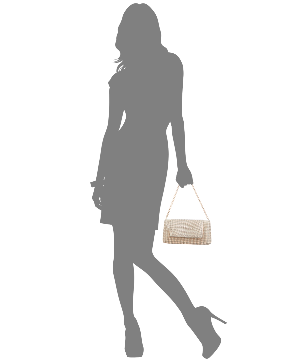 I.n.c. International Concepts Mesh East West Baguette Bag, Created for Macy's