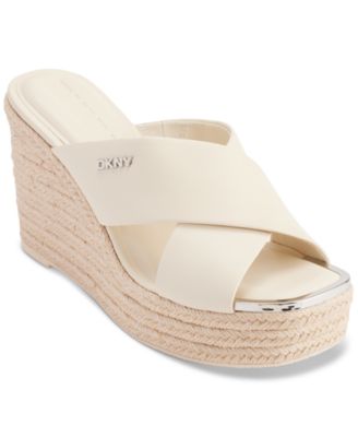 DKNY - Maryn Crossband Espadrille Platform Wedge Sandals