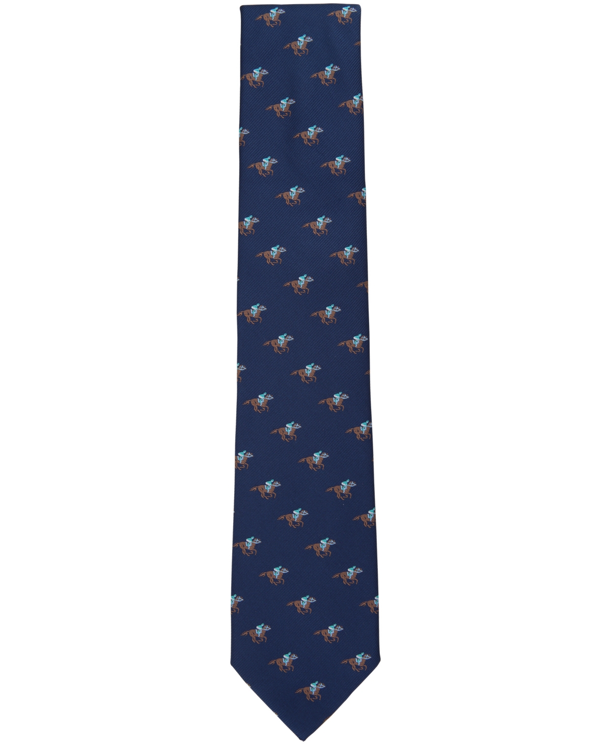 Shop Club Room Men's Norwood Horse Rider Tie, Created For Macy's In Navy