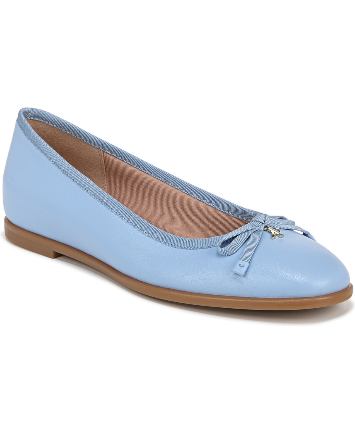 Shop Naturalizer Essential Ballet Flats In Bluebell Leather