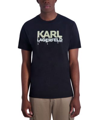 KARL LAGERFELD PARIS - Men's Drip Logo Graphic T-Shirt