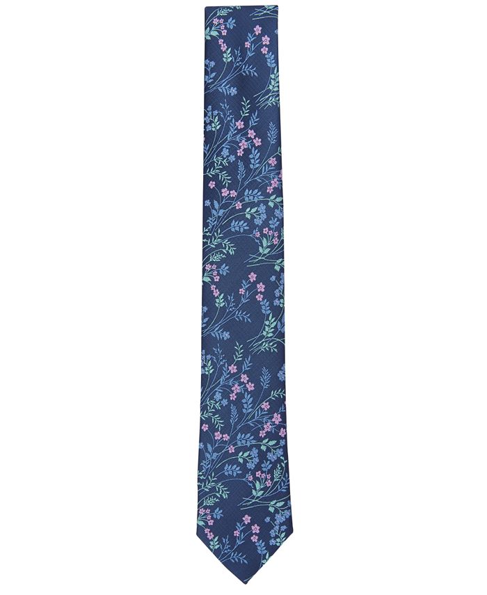 Bar III Men's Everette Floral Tie, Created for Macy's - Macy's