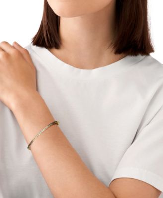 Ombr&eacute;&reg; Chocolate Ombr&eacute; Diamond Bangle Bracelet (1-1/3 ct. t.w.) in 14k Gold (Also Available in Rose Gold and White Gold)