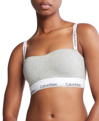 Calvin klein women's modern cotton lightly lined bralette best sale