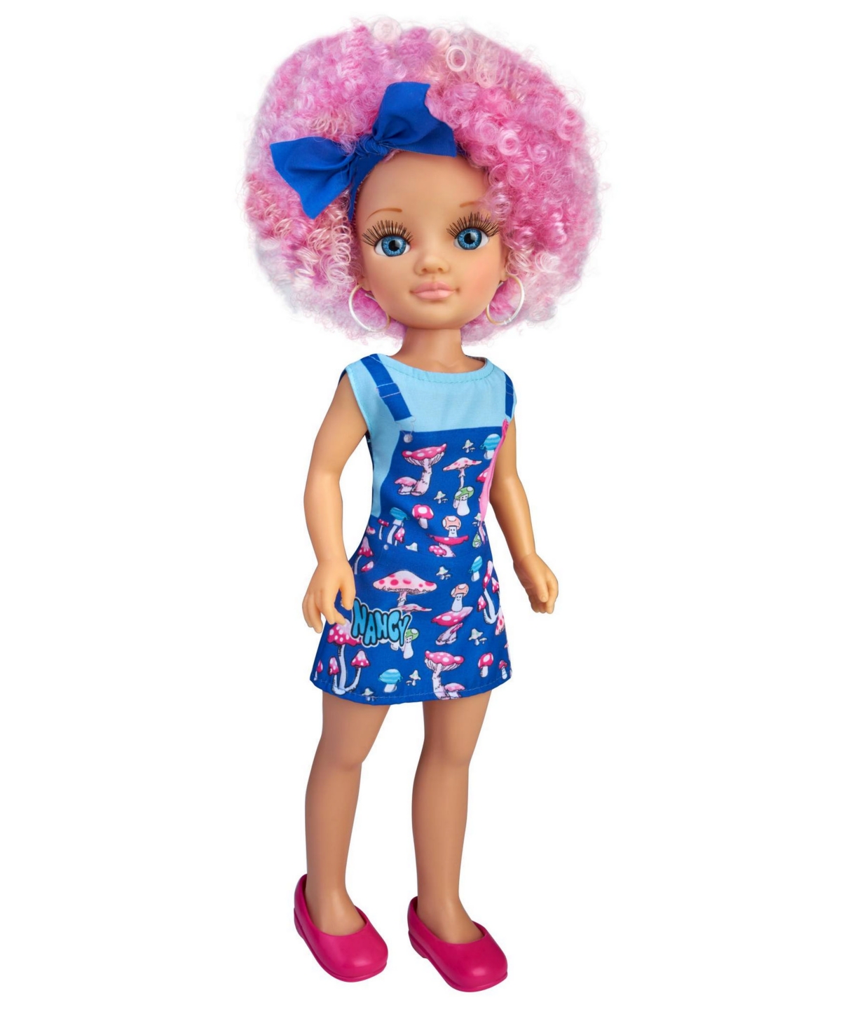 Nancy Curly Power Fashion Doll With Pink Hair In Multicolor